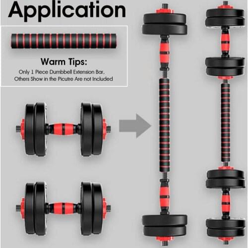 1 Pc 40cm / 15inch Portable Practical Dumbbell Extender Dumbbell Foam Padded Connector for Men Women Adults