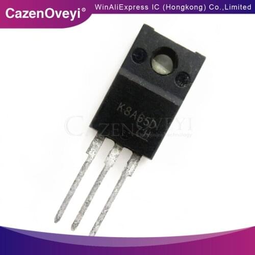 10pcs/lot TK8A65D TK8A65 K8A65D TO-220F 650V 8A new original In Stock