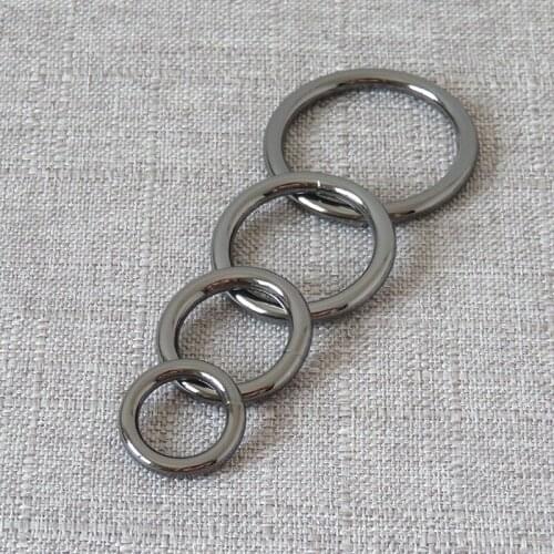 100pcs/Lot Wholesale Metal Ring Hardware Belt Buckle Clasp For Bag Dog Pet Collar Harness Backpack Garment DIY Sewing Accessory