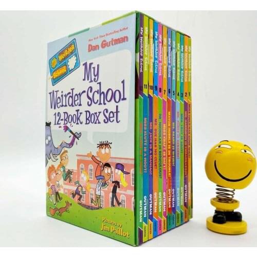 12 Books English Picture Books Children Baby English Campus Theme Classics Manga Book Set Version 3