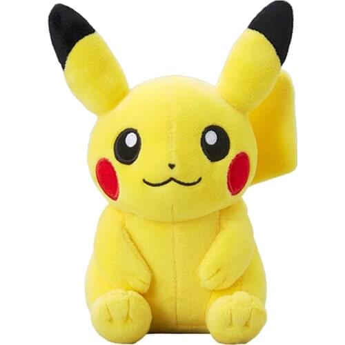 20CM High Quality Pokemon Cute Pikachu Plush Dolls Anime Kawaii Pichu Stuffed Toys Cartoon Girl Children Birthday Christmas Gift