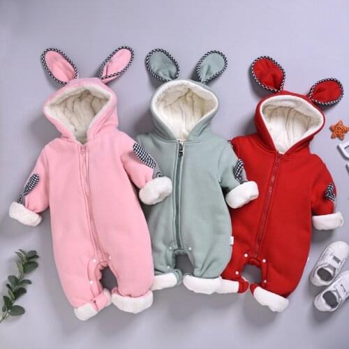 2020 Infant Romper Baby Boys Girls Jumpsuit New born Bebe Clothing Hooded Toddler Baby Clothes Cute bear Romper Baby Costumes