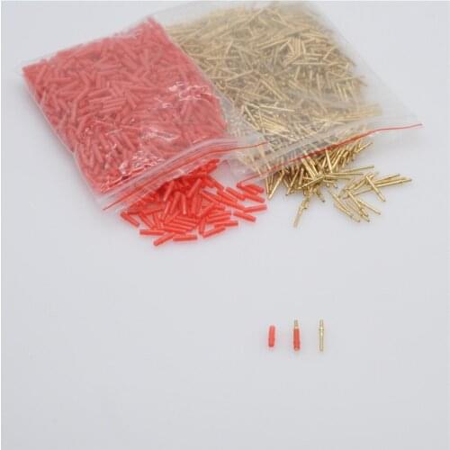 23# 18mm Dentist Lab Brass Single Pins Conjunction Nail With Sleeves Copper