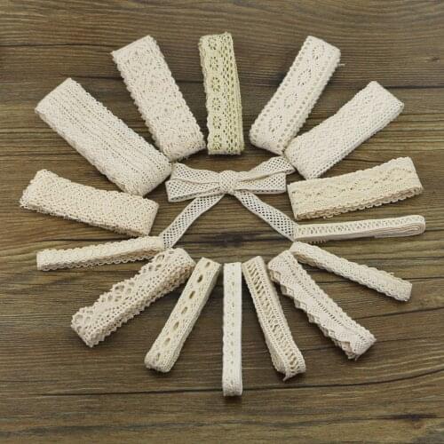 30 yards / a lot of color cotton lace garment sewing fabric decorative cotton crochet lace ribbon handmade jewelry Technology