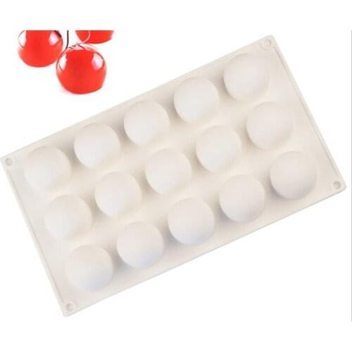 5pcs/lot Silicone Cake Mold Baking Accessories Round Ball Mousse Mold Silicone Bakeware Home Kitchen Sugarcraft Dessert