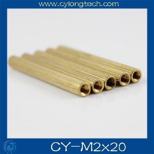 Free shipping M2*20mm cctv camera isolation column 100pcs/lot Monitoring Copper Cylinder Round Screw.CY- M2*20mm
