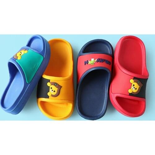 Childrens Slippers Antiskid Cartoon Cute Soft Bottom Girls Slippers Indoor Household Boys' Baby Slippers Slippers Women Shoes