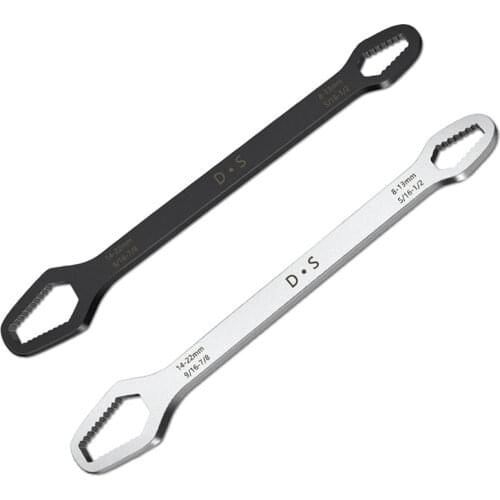 Double-Headed Multifunctional All-Purpose Wrench, 8Mm-22Mm Self-Tightening All-Purpose Wrench Repair Tool
