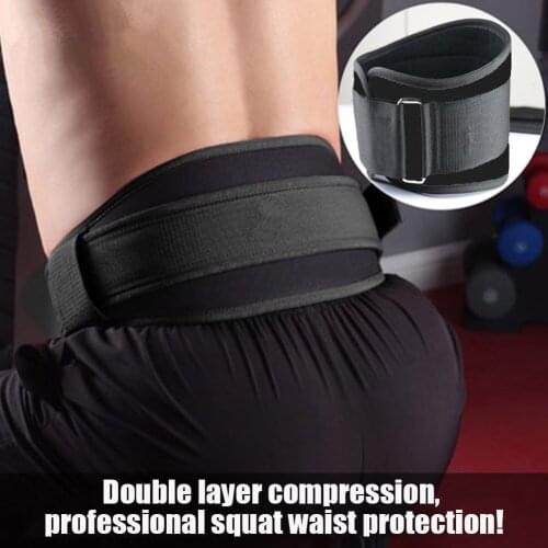 Breathable Waist Protective Belt Male Squatting Weightlifting Bodybuilding Support Brace Sports Training Girdle Belts Fitness
