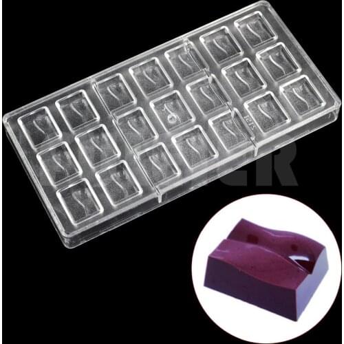 Kitchen bakeware irregular shape candy polycarbonate chocolate mold , confectionery Baking Pastry Tools Cake Molds