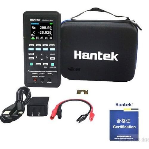 Hantek 1832C Digital Handheld LCR Meter Digital Bridge High Precision Measurement Resistance Inductance Capacitance Analysis Kit