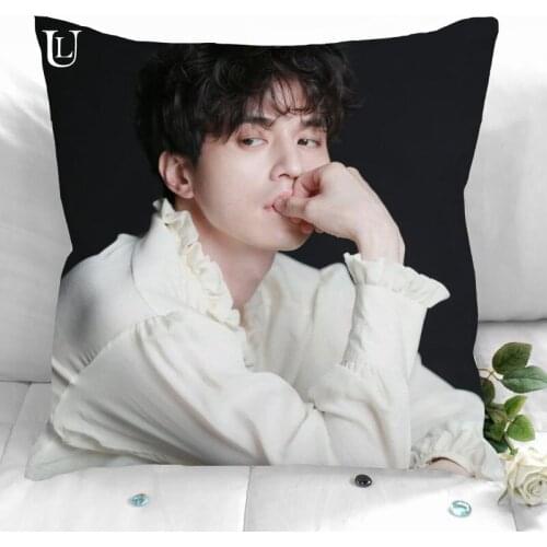 New Custom Lee Dong Wook Pillowcases Printed Square Pillowcase Home Decorative Zipper Pillow Cover 35X35cm40X40cm(One Side)