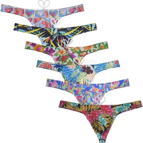 Sexy Mens Bikini Nylon Swim Thong Quick Dry Cartoon Swimsuit Mini Beachwear Smooth Swimwear T-back Surfing Thongs