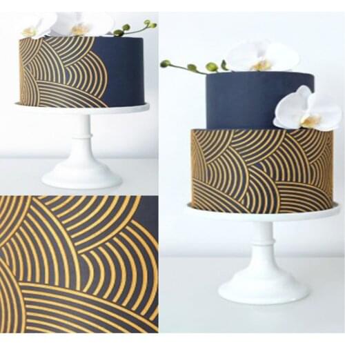 Fondant Cake Decoration Silicone Mold Cake Border Fondant Cake Decorating Tool Baking Cookie Chocolate Candy Mould