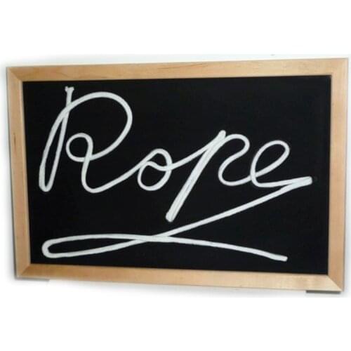 Rope Black Board Write Rope Appearing In the Board Magic Tricks Professional Magician Stage Illusion Gimmick Funny Mentalism