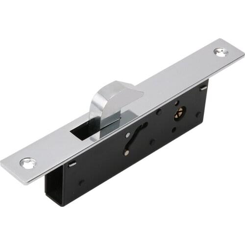 Sliding Door Hook lock Aluminum Alloy Window Locks Anti-Theft Safety Wood Gate Floor Lock With Cross Keys For Wooden door