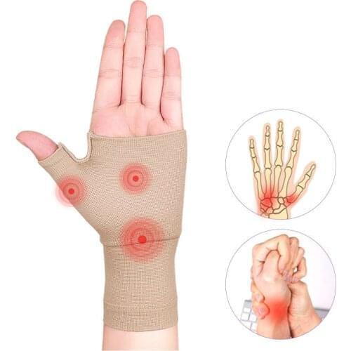 1Pair Wrist Band Brace Brace guard Pain Relief Second-level pressure elastic protective gloves wrist tendon anti-inflammatory