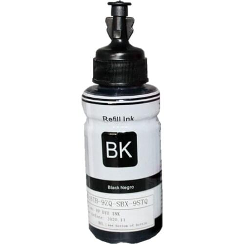 1PK Black compatible refill dye ink kit for Epson L100 L110 L120 L132 L210 L222 L300 L312 L355 L350 L362 L366 L550 L555 L566