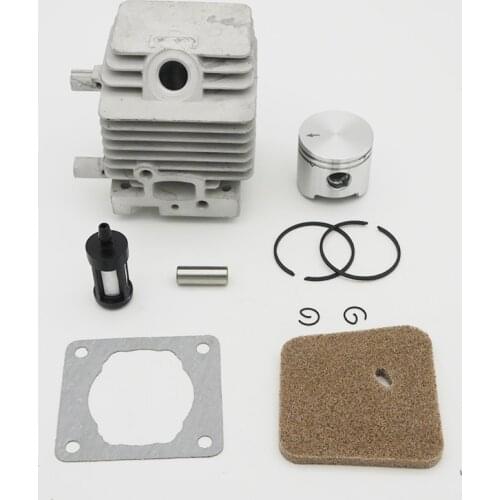 34MM Cylinder Piston Fuel Filter Gasket Kit For Stihl FS75 FS80 FS85 Trimmer Brush Cutter Spare Parts