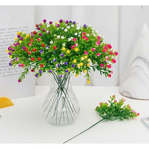 5Pcs Aglaia Odorata Lour Plastic Artificial Flower Wedding Holding Flowers Fake Flower Home Decoration Valentines Day Gift