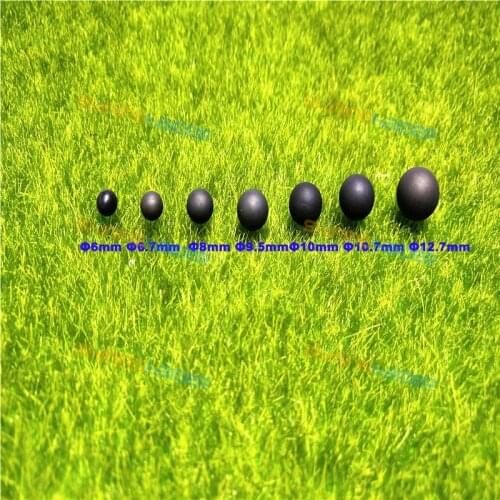 50PCS Diameter 6mm 8mm 9.5mm 10mm 10.7mm NBR rubber ball nitrile rubber sealing rubber ball rubber NBR ball have small mold line