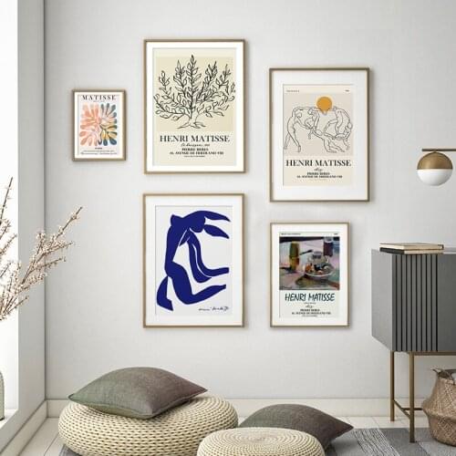 Abstract The Dance Print Henri Matisse Vintage Exhibition Poster Canvas Painting Wall Art Picture for Living Room Modern Decor