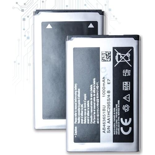 AB463651BC AB463651BE AB463651BU Battery For Samsung W559 S5620I S5630C C3200 F339 S5296 C3322 GT-C3530 S5610 with Track Code
