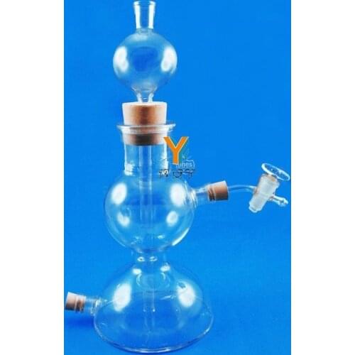 Free shipping 125 ml Kipps apparatus chemistry laboratory equipment ,glass ware