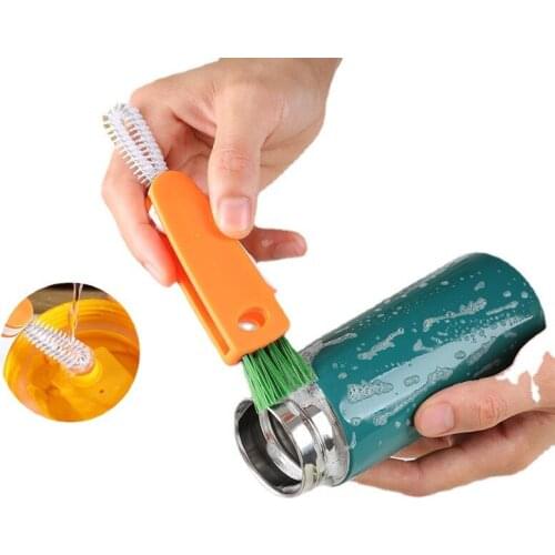Cup cover gap cleaning brush Kitchen Cleaning Tools Long Handle Drink Wineglass Bottle Glass Cup Washing Cleaning Sponge Brush