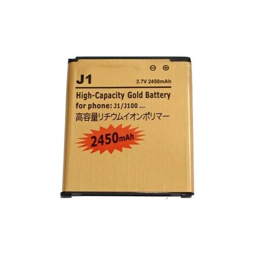 Ciszean 1x 2450mAh EB-BJ100CBE Replacement Gold Battery For Samsung Galaxy J1 (2015) J100 J100F J100H J100FN J100M Batteries