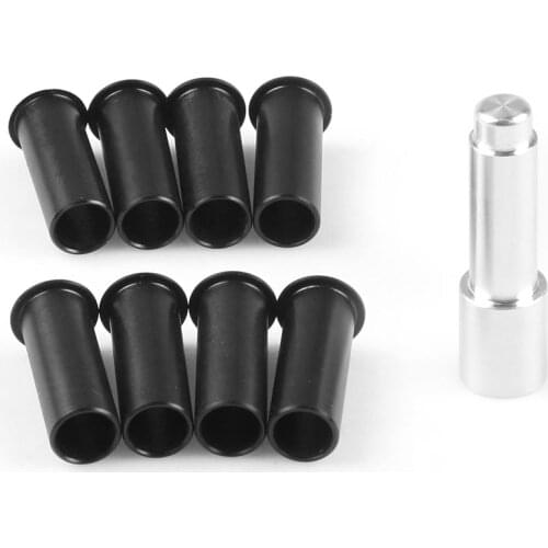 Door Hinge Bushing Pin Liners Delrin For Jeep Wrangler JKU 07-18 2 Door 4 Door Kentrol