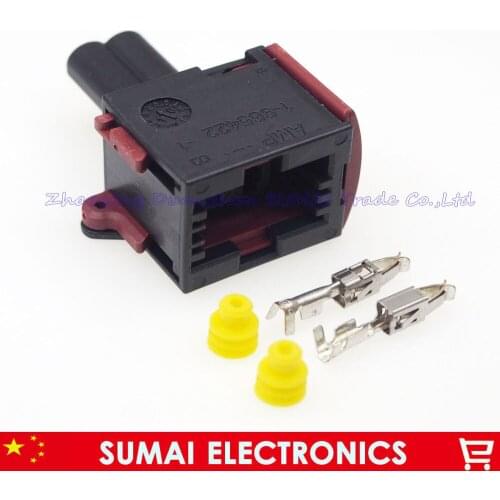 20 pcs 2 Pin AMP 1-965422-1 Auto plug electric connector