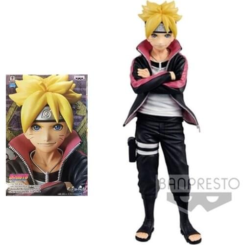 Bandai Naruto Anime Figure BORUTO NARUTO NEXT GENERATIONS Uzumaki Boruto Genuine Model Collection Decoration Children Toys