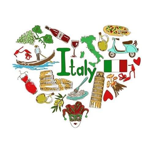 Italian characteristics Flag with any hobby history USA FLAG BANNER