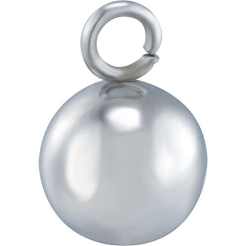 316l Stainless Steel DIY Jewelry Findings Round End Beads for Bracelet Necklace Jewelry Making Wholesale