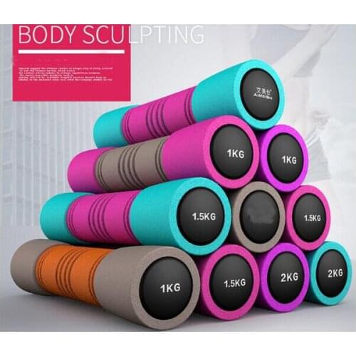 2KG*2Pcs Fitness Dumbbell Body Building Yoga Dumbbell Arm Muscle Aerobics