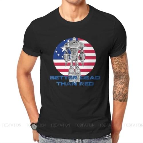 Fallout Game Liberty Prime Classic T Shirt Men Ofertas Large O-Neck Tshirt Cotton Harajuku Tops