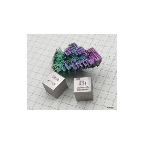 Bismuth Metal Periodic Cube Bismuth Cube High Purity Bismuth Target 10mm Bi9999