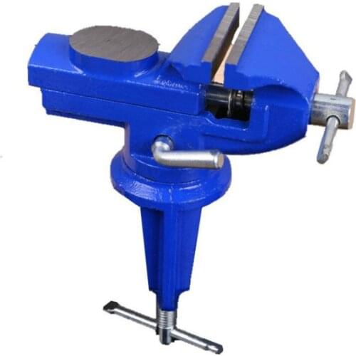 Mini bench vise for DIY Craft Mold Fixed table top vice clamp clamps work bench table top 360 Degree Swivel Base Carbon steel