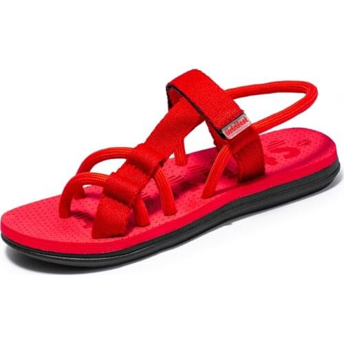 Men Garden Sandals Clogs Men Water Beach Shoes Hot Brand Men Casual Shoes Men Jelly Slippers Red Black Summer Shoes Flip Flops