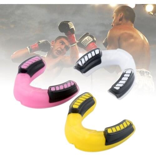 NEW Silicone Boxing Braces Teeth Protector Mouth Guard For Basketball Fighting Football Karate Sport Safety Transparent Braces
