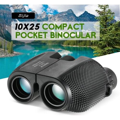 NEW Night Vision Professional Binoculars 10x25 Prism High Powered Binocular Portable Hunting Telescope Pocket Scope Telescopio