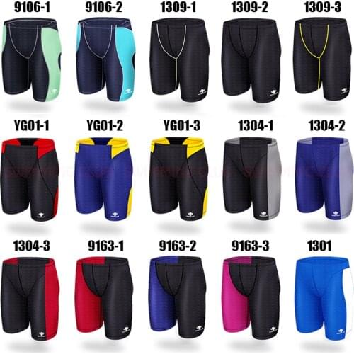 NWT HXBY MENS BOYS COMPETITION TRAINING RACING JAMMERS PROFESSIONAL SWIMMING TRUNKS ALL SIZE [FREE SHIP]
