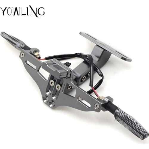Motorcycle Adjustable License Number Plate Frame Holder Bracket FOR 990 Adventure SMR SMT SuperADVENTURE 1050