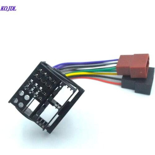 Stereo Car iso Adapter Radio Iso Cable Harness for Peugeot 307 308 407 607 807 1007 for CITROEN Lead Loom Cable Plug KOJDL