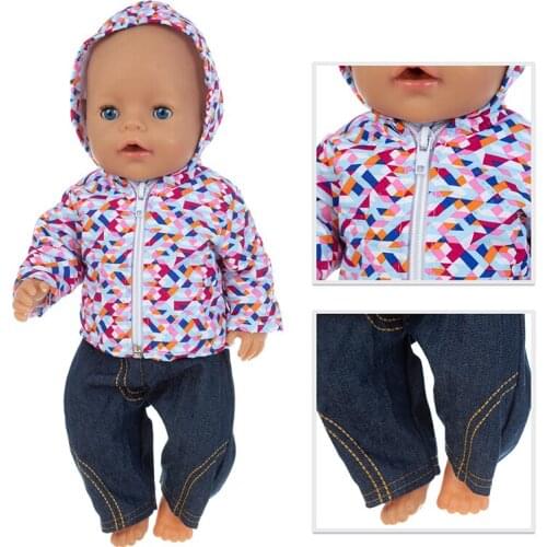 2020 Warm Jacket Doll Clothes Fit 17 inch 43cm Doll Clothes Born Babies Doll Clothes For Baby Birthday Festival Gift