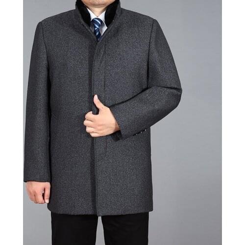 TIDENOVEL Mens Fur Coats