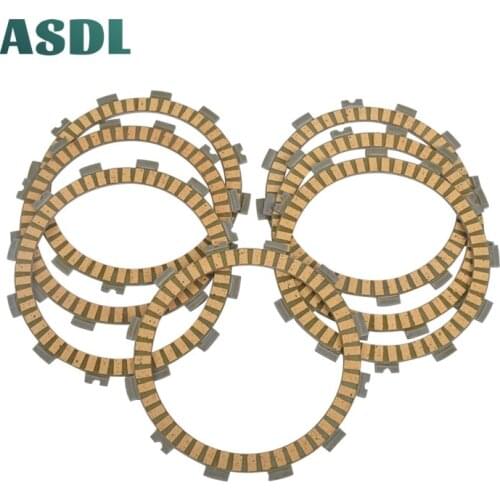 Motorcycle Engine Parts Clutch Friction Plates Kit For Kawasaki KX 125 KH 500 H1F KX 125 Z200 KZ200A KL 250 KLR 250 RM 125 #d