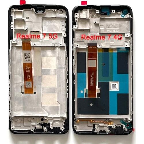 6.5" Original M&Sen For Oppo Realme 7 LCD Display Screen+Touch Panel Digitizer For Oppo Realme 7 Realme7 LCD Display Replacement