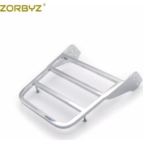 ZORBYZ Chrome Rear Sissy Bar Luggage Rack For Yamaha VStar 400 650 1100 Classic V-Star